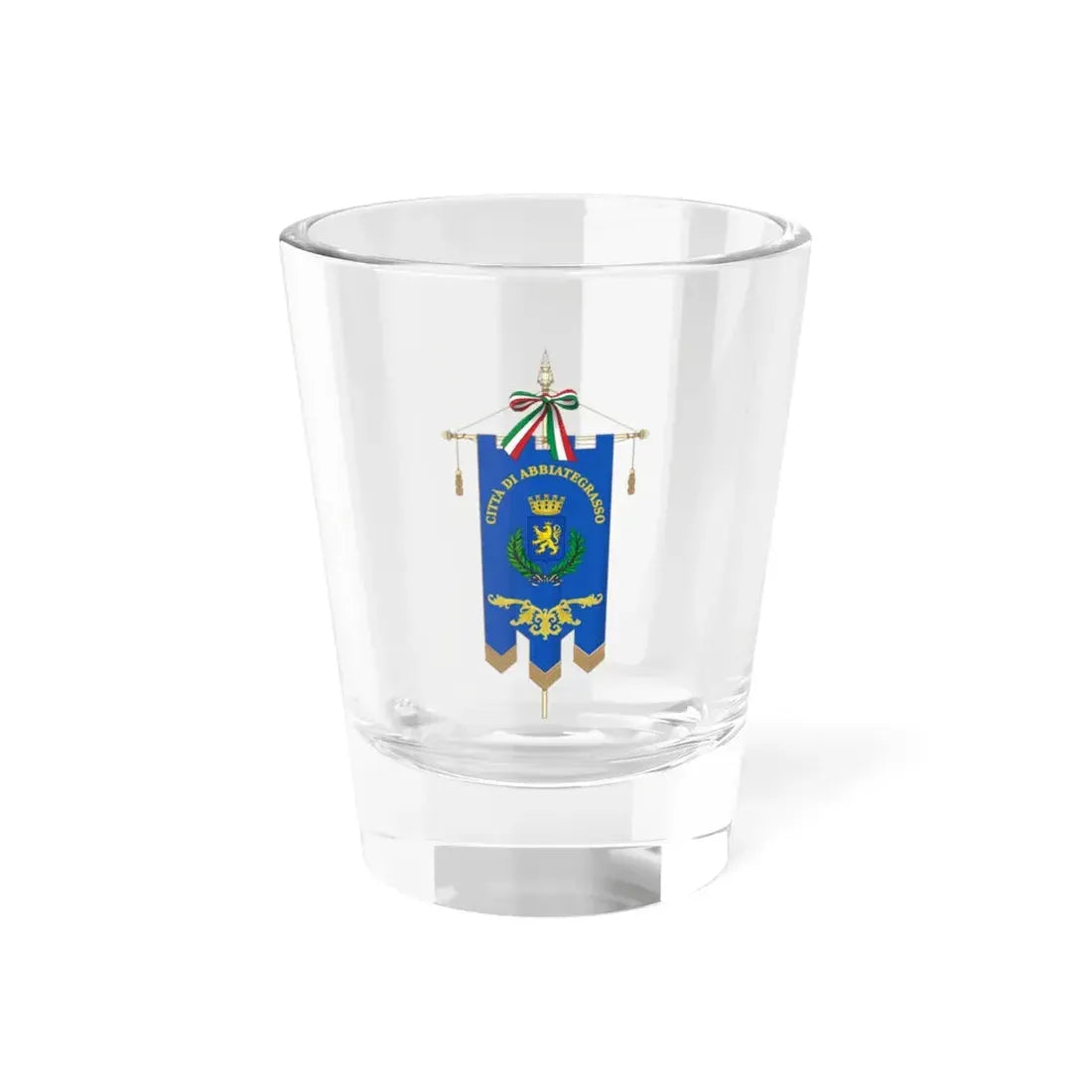 Abbiategrasso-Gonfalone (Italy) Shot Glass 1.5oz 1.5oz - Go Mug Yourself