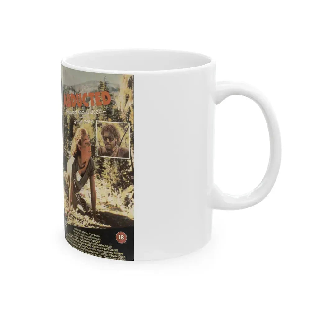 ABDUCTED (VHS COVER) - White Coffee Mug - Go Mug Yourself