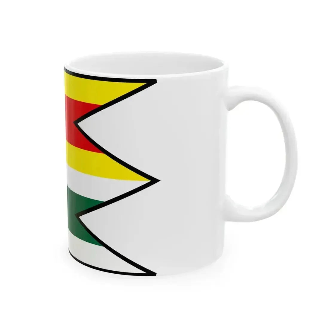 Abelova Lucenec Flag (Slovakia) White Coffee Mug - Go Mug Yourself