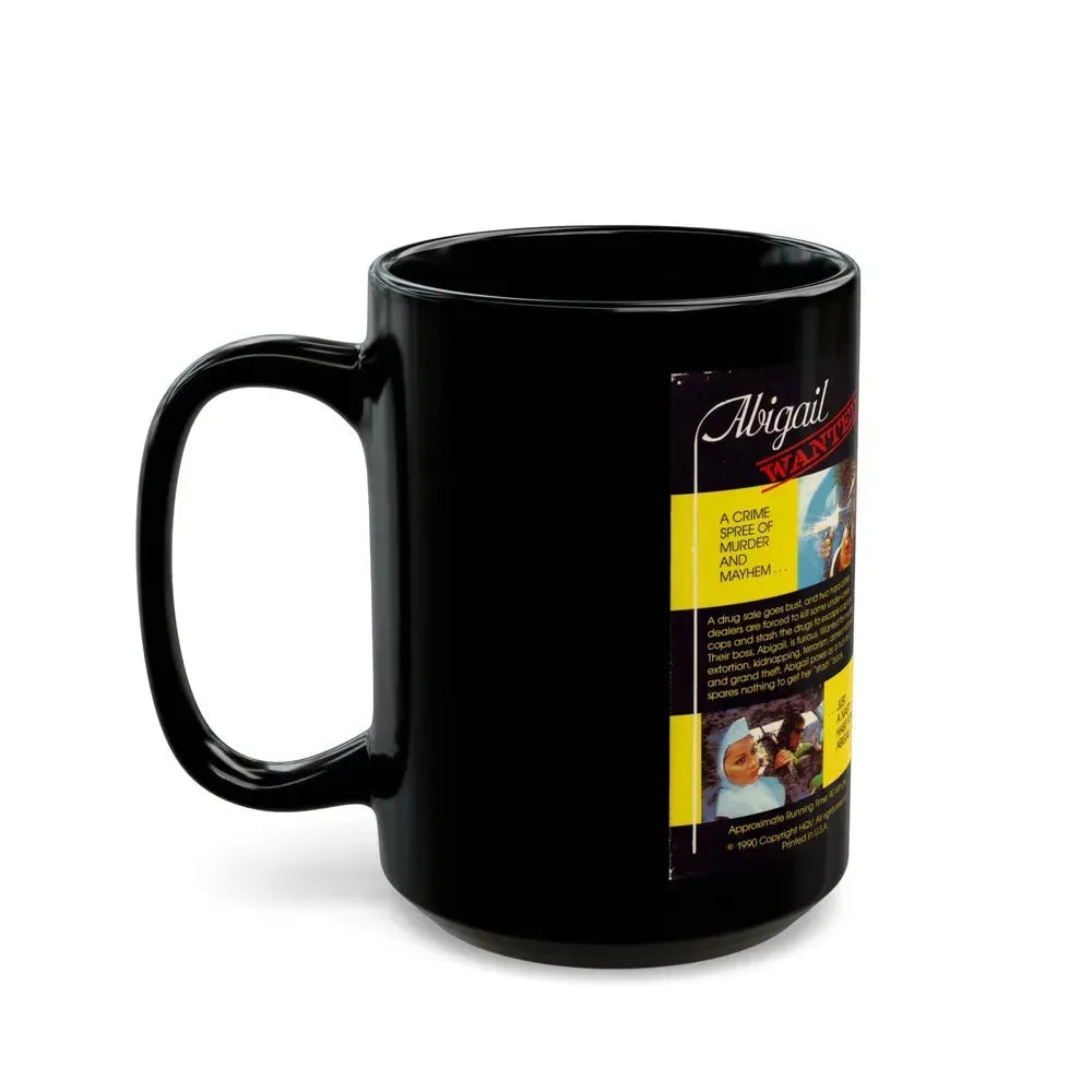 ABIGAIL WANTED (VHS COVER) - Black Coffee Mug - Go Mug Yourself