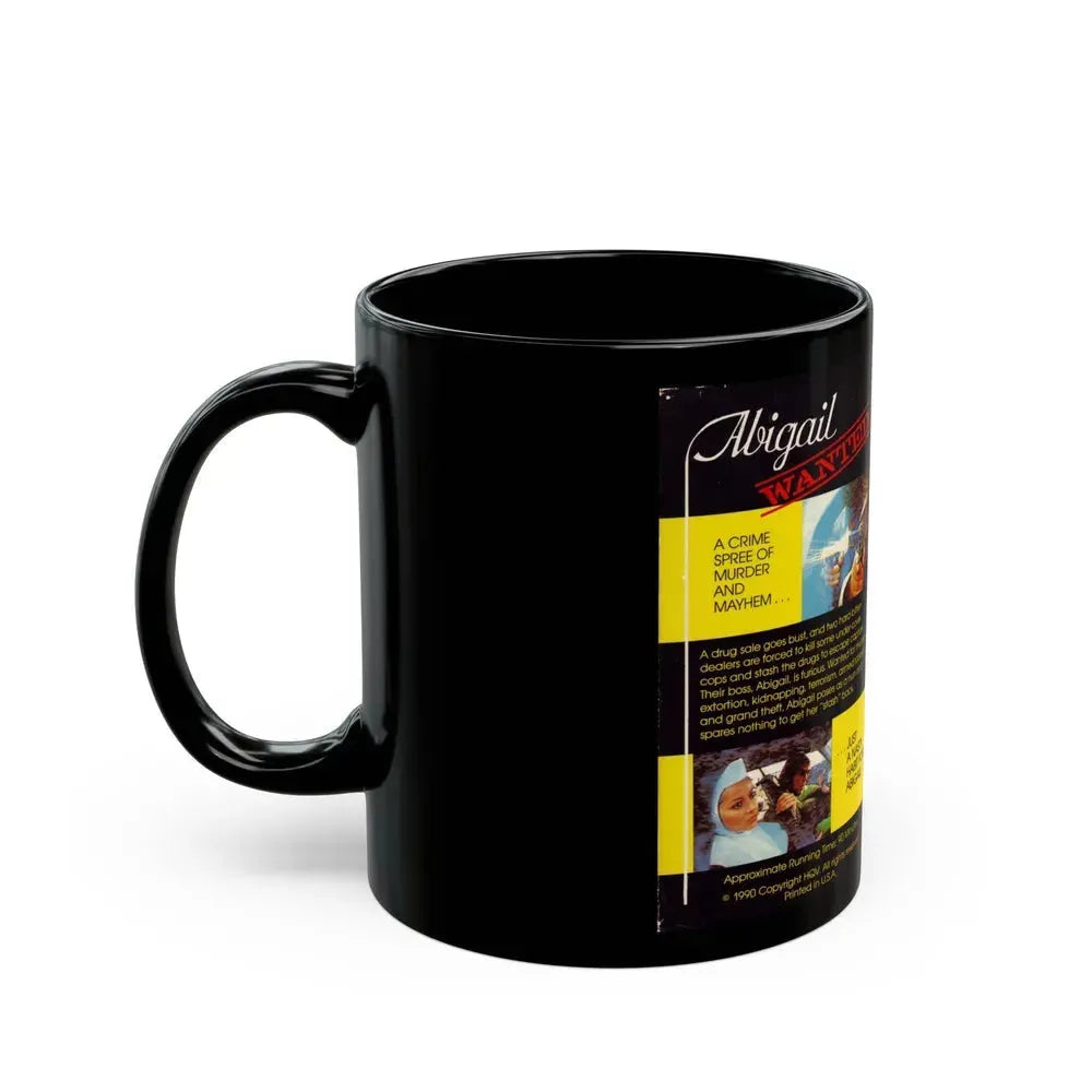 ABIGAIL WANTED (VHS COVER) - Black Coffee Mug - Go Mug Yourself