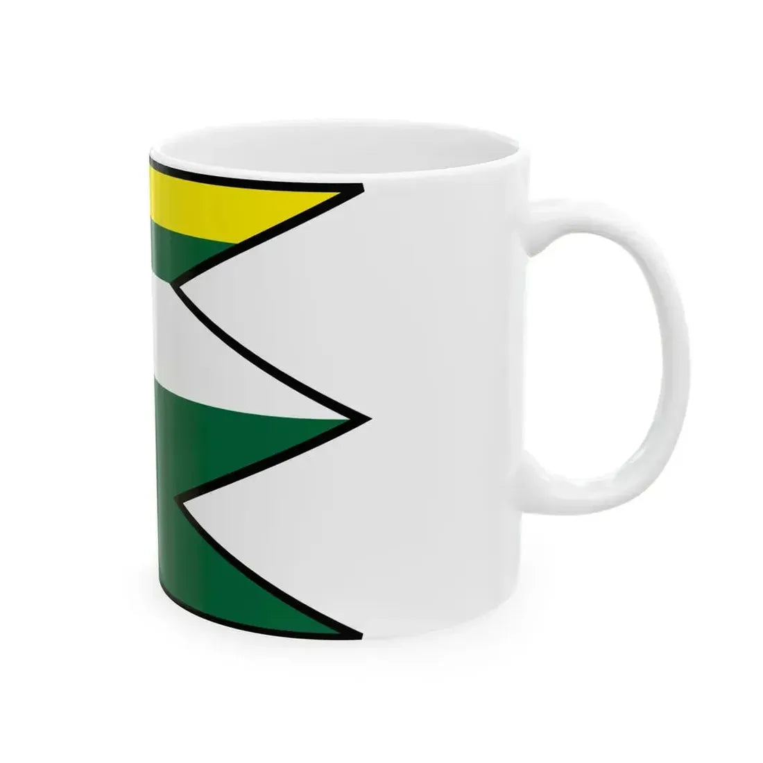 Abovce Rimavska Sobota Flag (Slovakia) White Coffee Mug - Go Mug Yourself