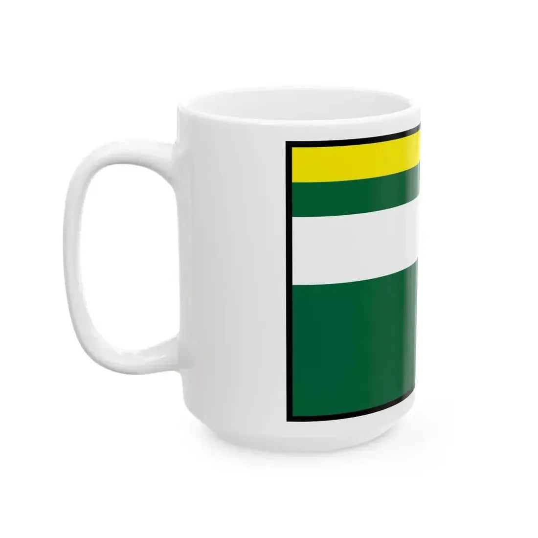 Abovce Rimavska Sobota Flag (Slovakia) White Coffee Mug - Go Mug Yourself