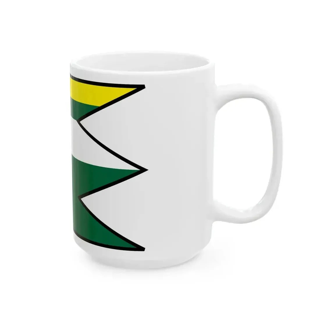 Abovce Rimavska Sobota Flag (Slovakia) White Coffee Mug - Go Mug Yourself