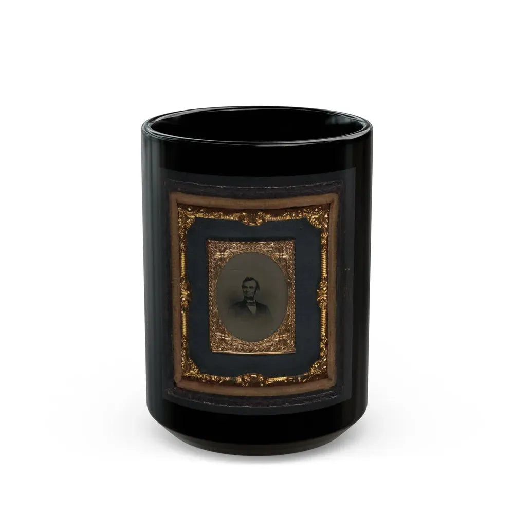 Abraham Lincoln(2) (U.S. Civil War) Black Coffee Mug 15oz - Go Mug Yourself