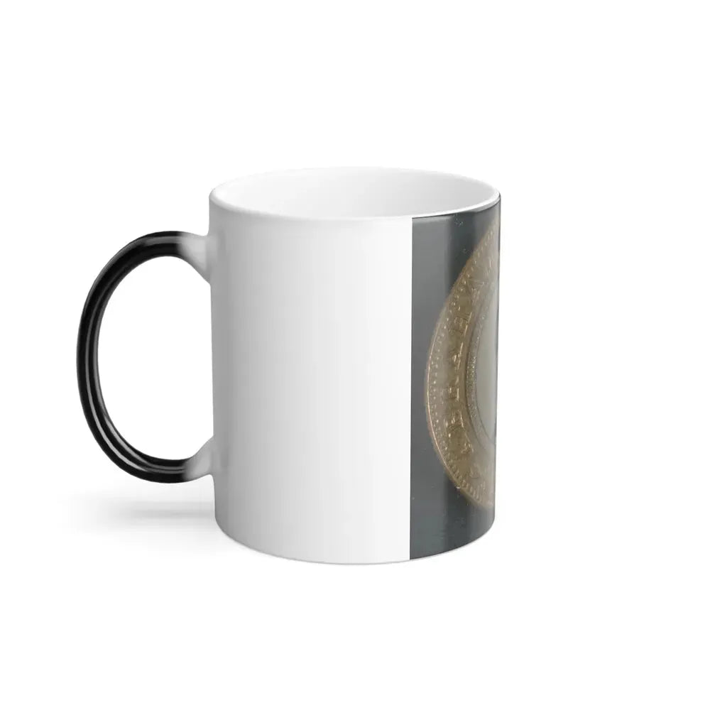 Abraham Lincoln-Hannibel Hamlin Campaign Button for 1860 Presidential Election (U.S. Civil War) Color Changing Coffee Mug 11oz - Go Mug Yourself