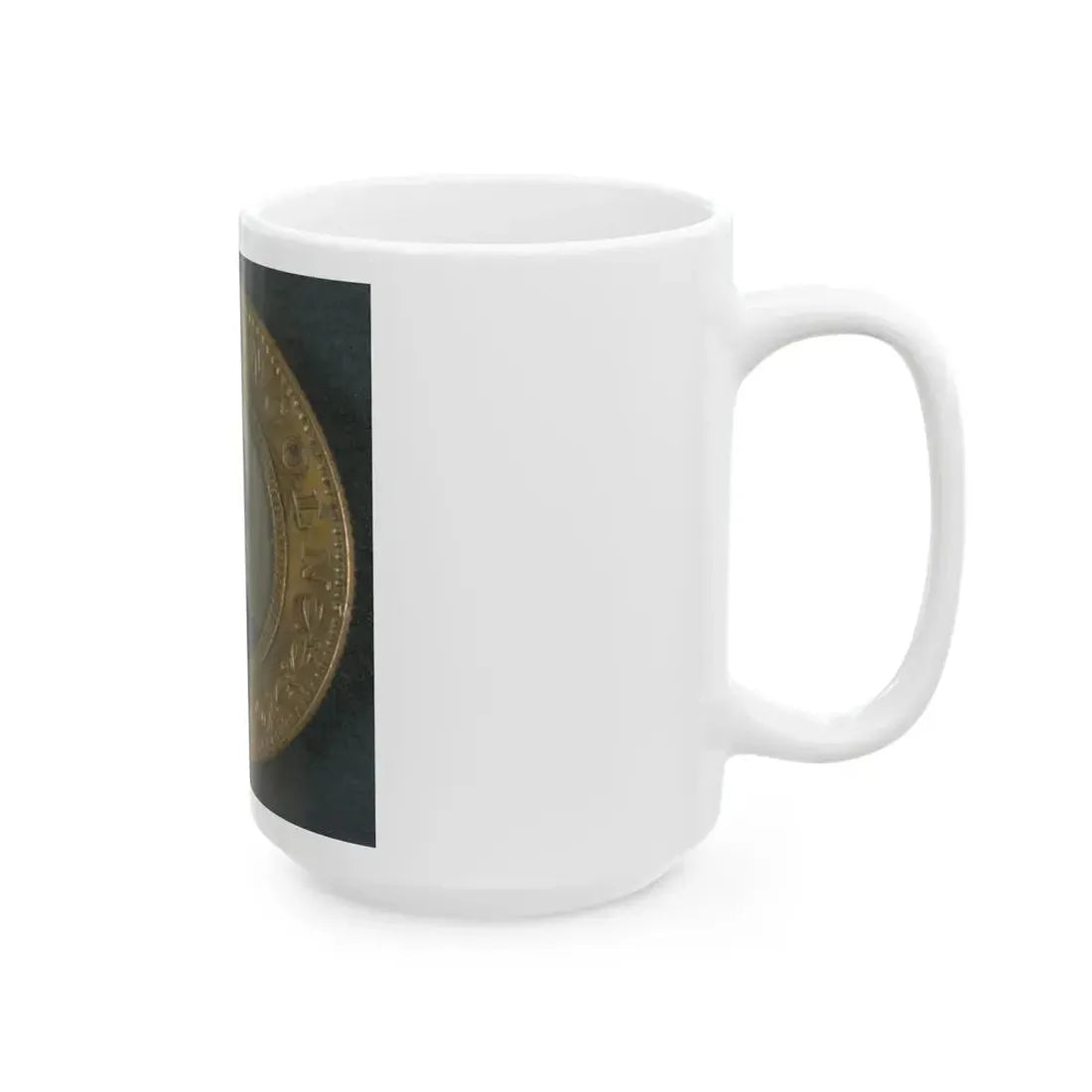 Abraham Lincoln-Hannibel Hamlin Campaign Button For 1860 Presidential Election (U.S. Civil War) White Coffee Mug - Go Mug Yourself