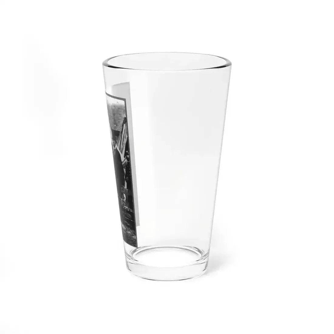 Abraham Lincoln On Battlefield At Antietam, Maryland, Cropped Version That Highlights Mclellan And Lincoln (U.S. Civil War) Pint Glass 16oz - Go Mug Yourself