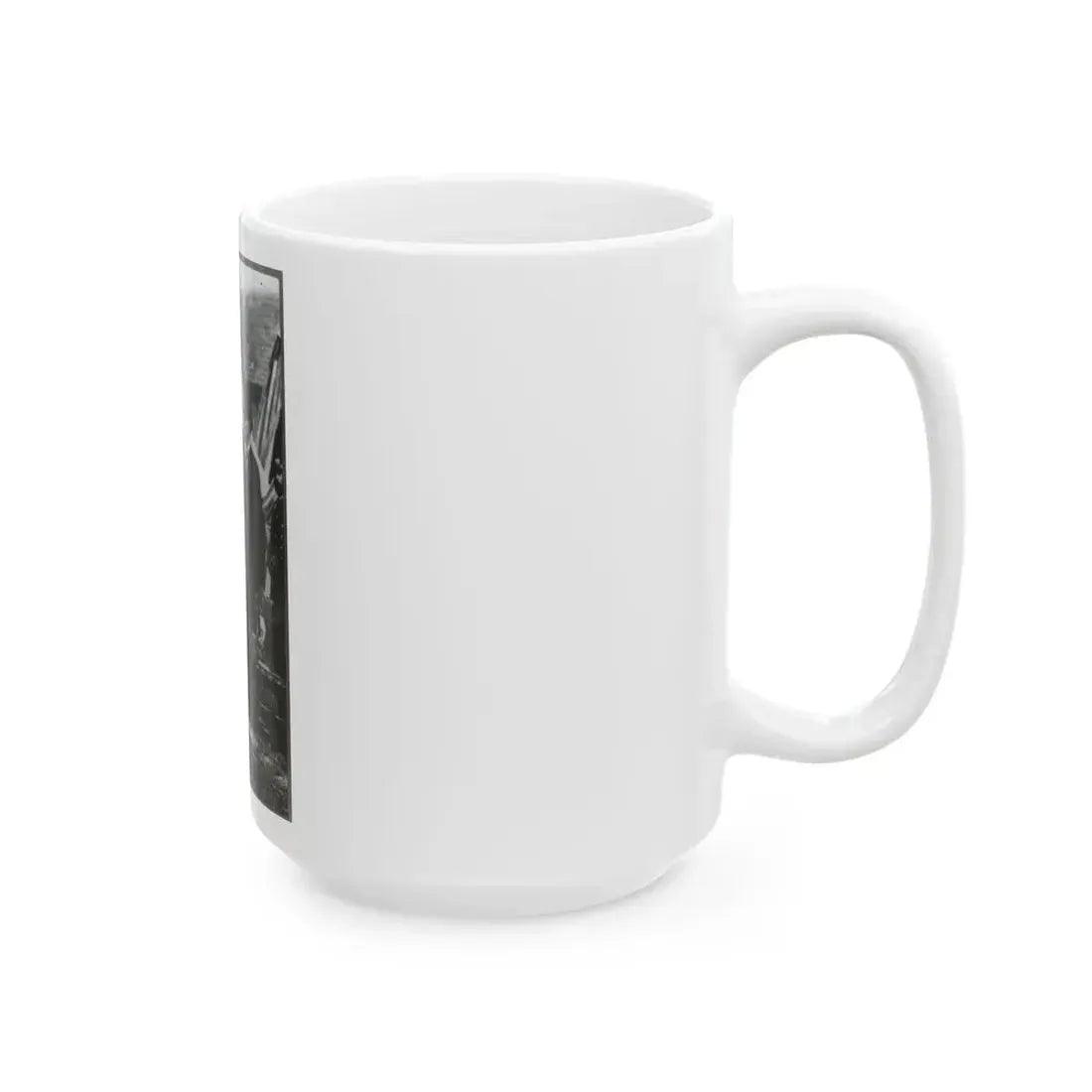 Abraham Lincoln On Battlefield At Antietam, Maryland, Cropped Version That Highlights Mclellan And Lincoln (U.S. Civil War) White Coffee Mug - Go Mug Yourself