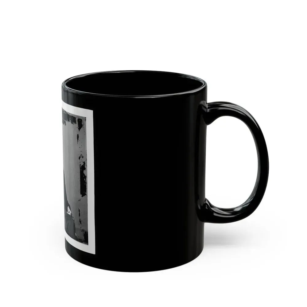 Abraham Lincoln, President Of The United States, Three-Quarter Length Portrait, Seated, Facing Right (U.S. Civil War) Black Coffee Mug - Go Mug Yourself