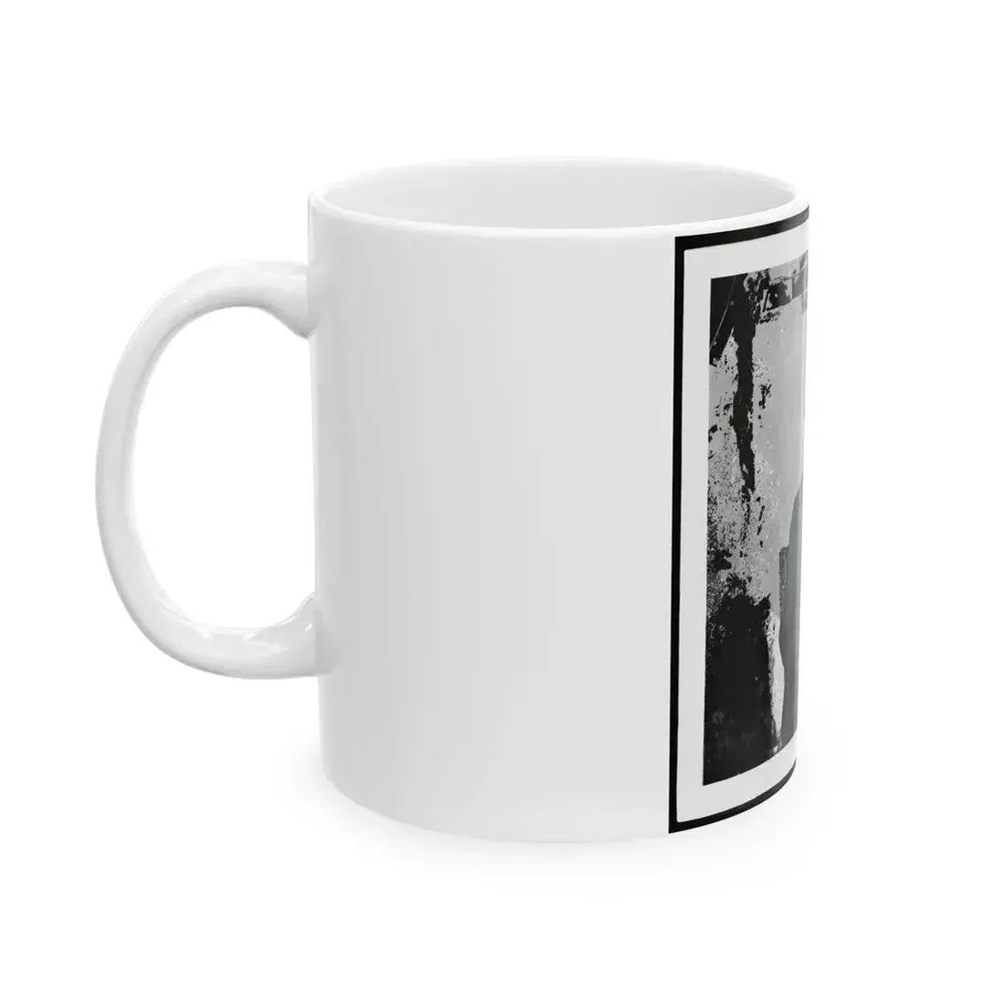 Abraham Lincoln, President Of The United States, Three-Quarter Length Portrait, Seated, Facing Right (U.S. Civil War) White Coffee Mug - Go Mug Yourself
