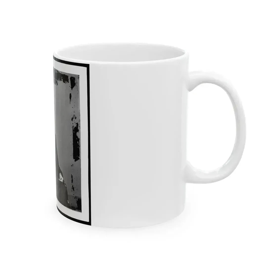 Abraham Lincoln, President Of The United States, Three-Quarter Length Portrait, Seated, Facing Right (U.S. Civil War) White Coffee Mug - Go Mug Yourself