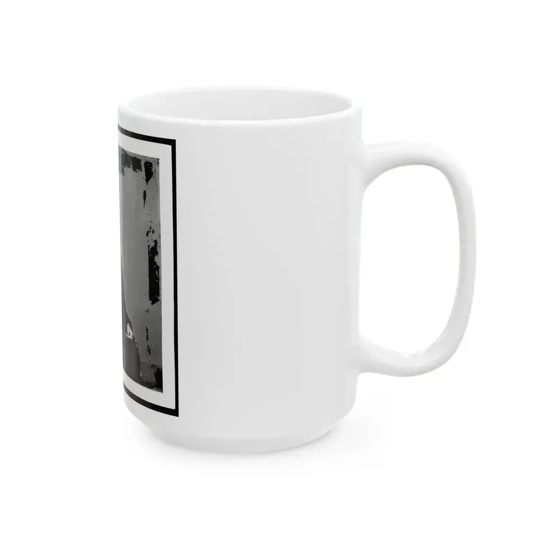 Abraham Lincoln, President Of The United States, Three-Quarter Length Portrait, Seated, Facing Right (U.S. Civil War) White Coffee Mug - Go Mug Yourself
