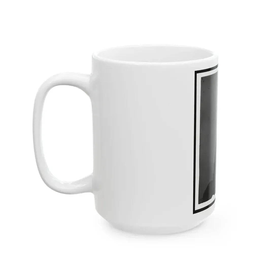 Abraham Lincoln, Three-Quarter Length Portrait, Seated And Holding His Spectacles And A Pencil (U.S. Civil War) White Coffee Mug - Go Mug Yourself