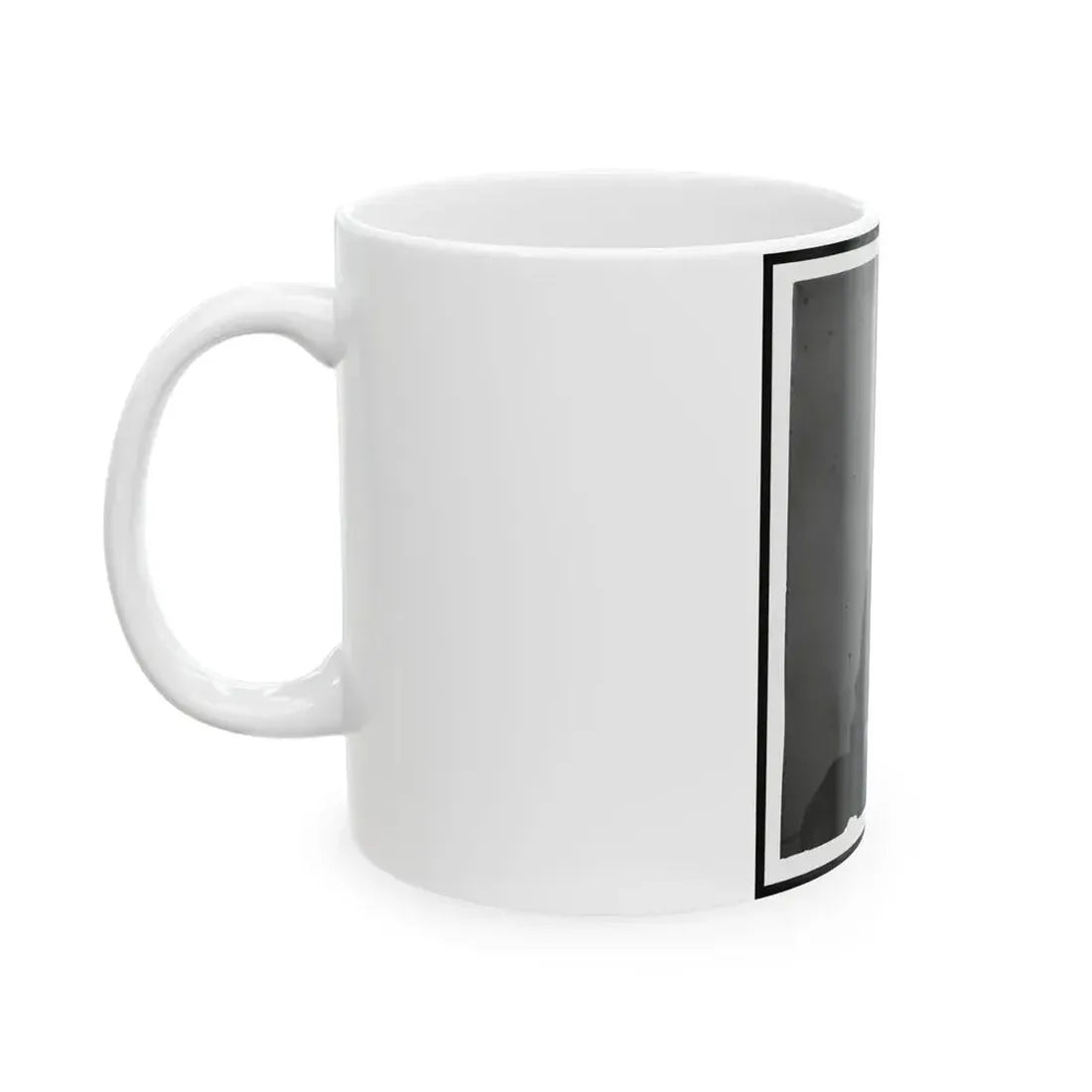Abraham Lincoln, Three-Quarter Length Portrait, Seated And Holding His Spectacles And A Pencil (U.S. Civil War) White Coffee Mug - Go Mug Yourself