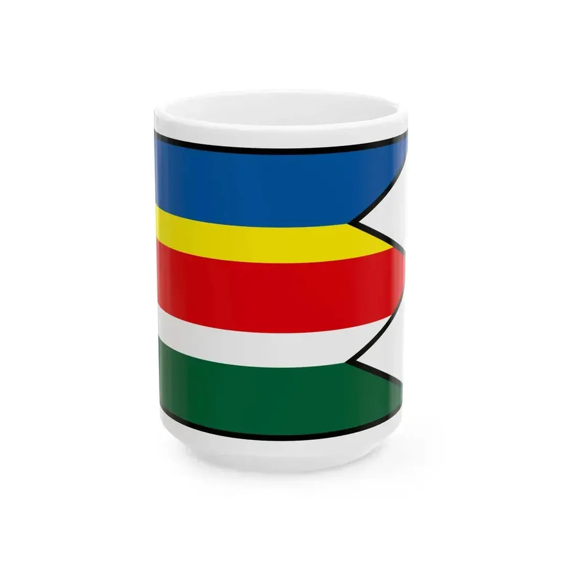 Abramova Turcianske Teplice Flag (Slovakia) White Coffee Mug 15oz - Go Mug Yourself