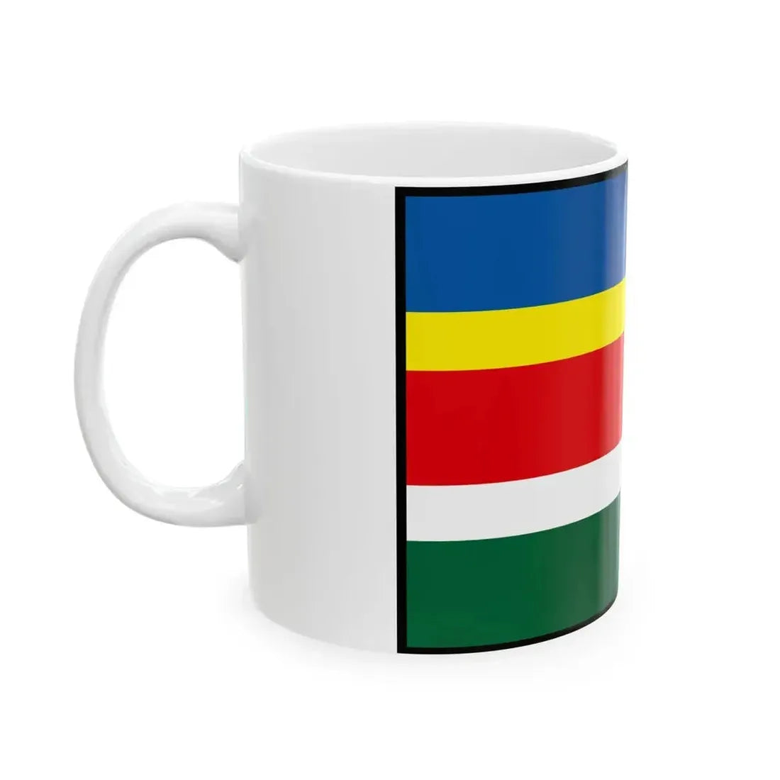 Abramova Turcianske Teplice Flag (Slovakia) White Coffee Mug - Go Mug Yourself