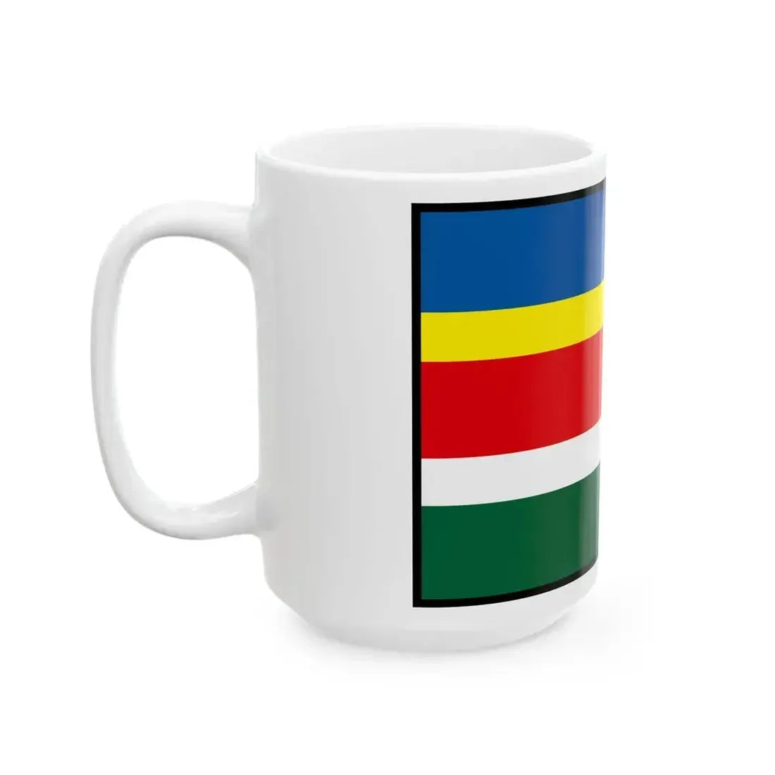 Abramova Turcianske Teplice Flag (Slovakia) White Coffee Mug - Go Mug Yourself