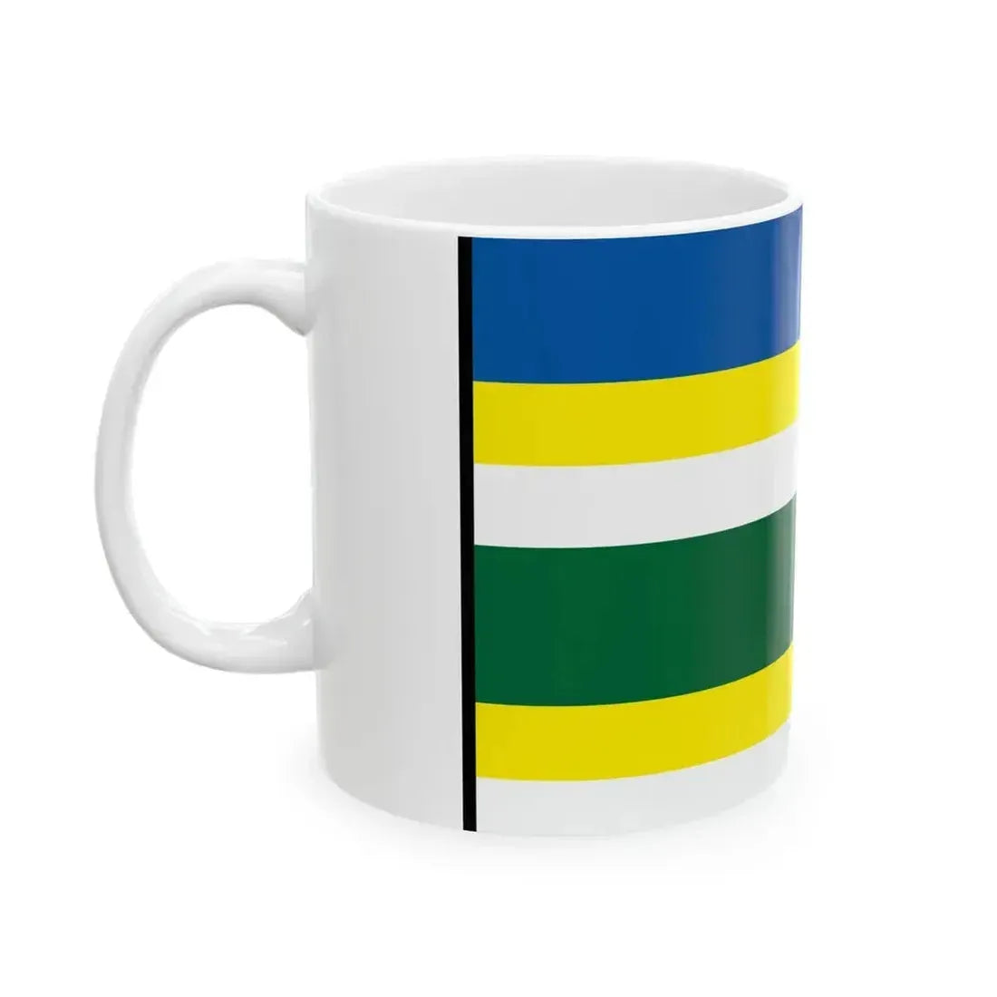 Abranovce Presov Flag (Slovakia) White Coffee Mug - Go Mug Yourself