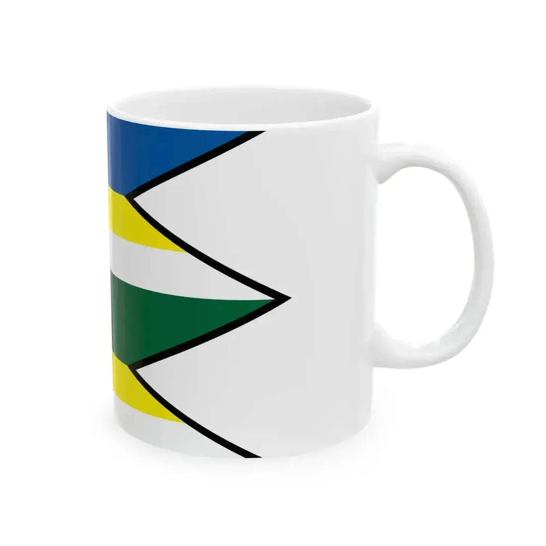 Abranovce Presov Flag (Slovakia) White Coffee Mug - Go Mug Yourself