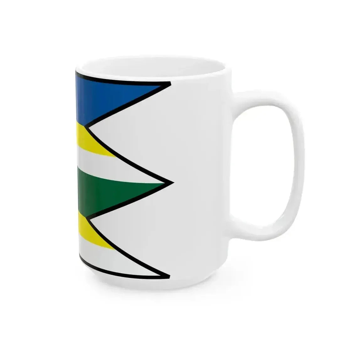 Abranovce Presov Flag (Slovakia) White Coffee Mug - Go Mug Yourself