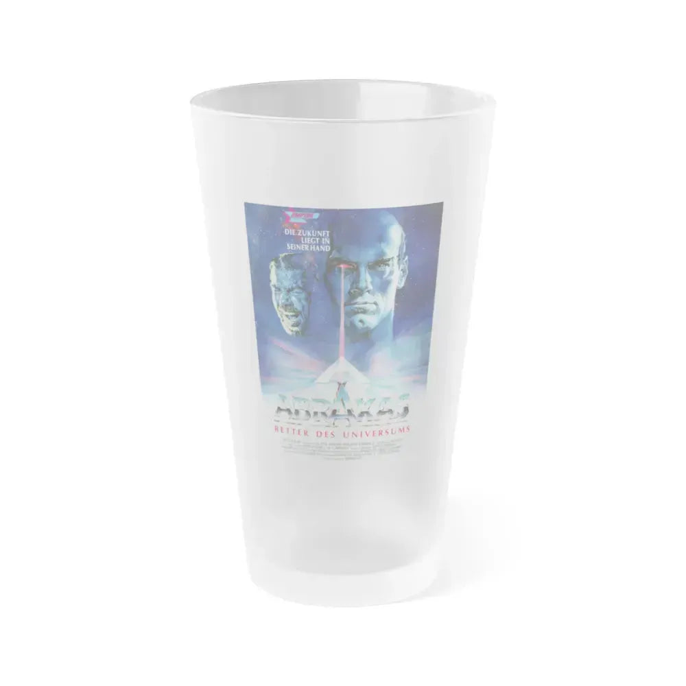 ABRAXAS 1990 Movie Poster - Frosted Pint Glass 16oz 16oz Frosted - Go Mug Yourself