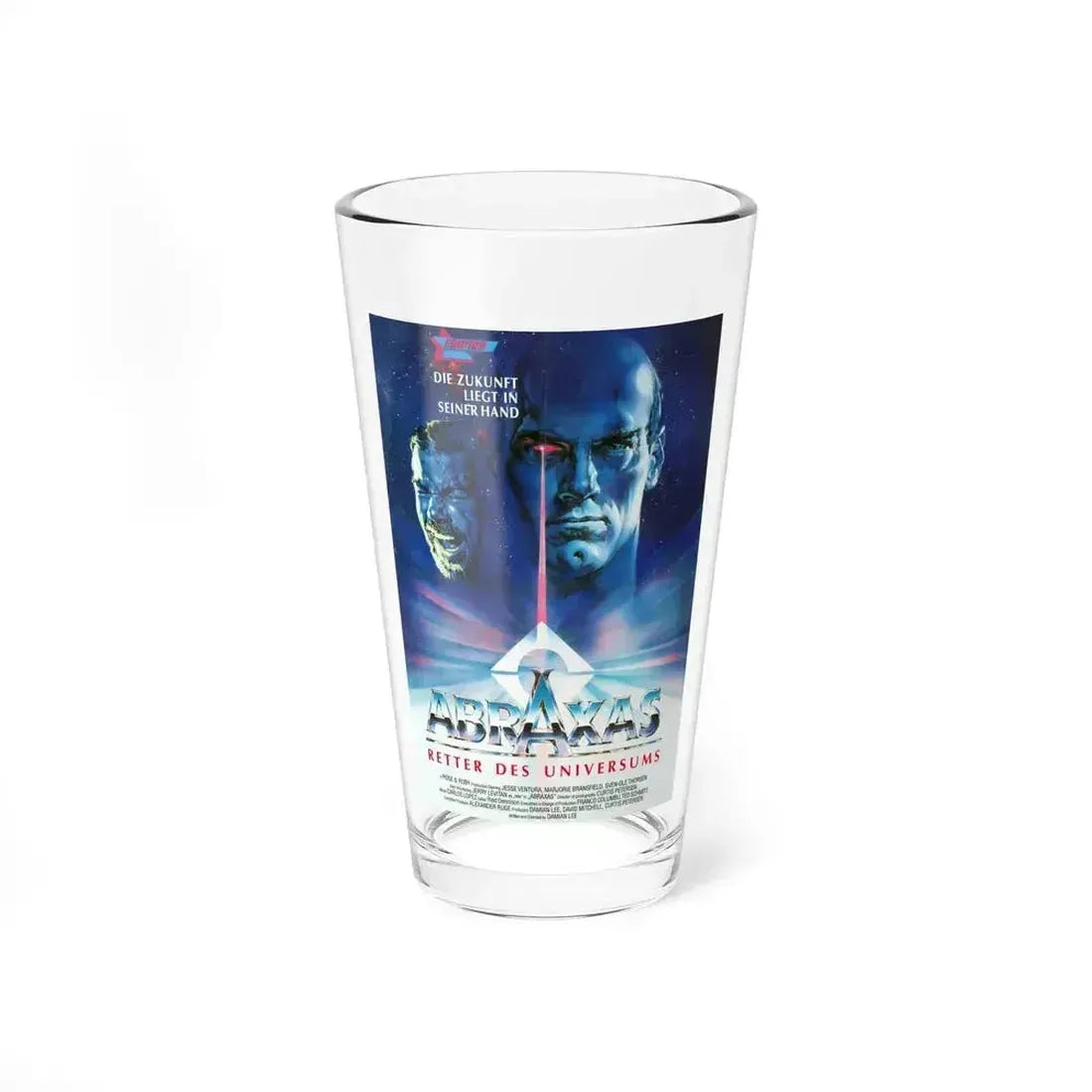 ABRAXAS 1990 Movie Poster - Pint Glass 16oz 16oz - Go Mug Yourself