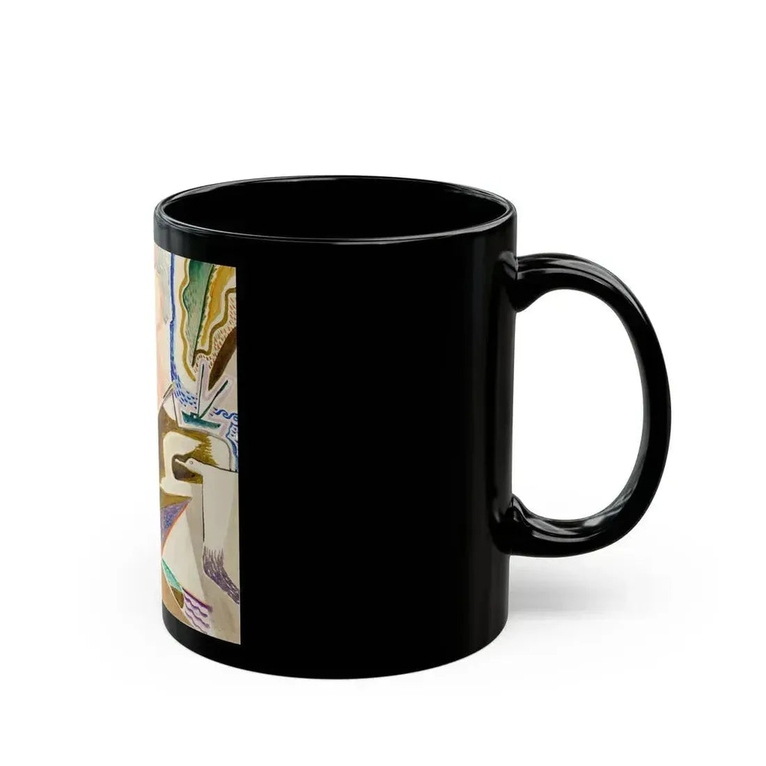 Abstract Painting - Black Coffee Mug - Go Mug Yourself