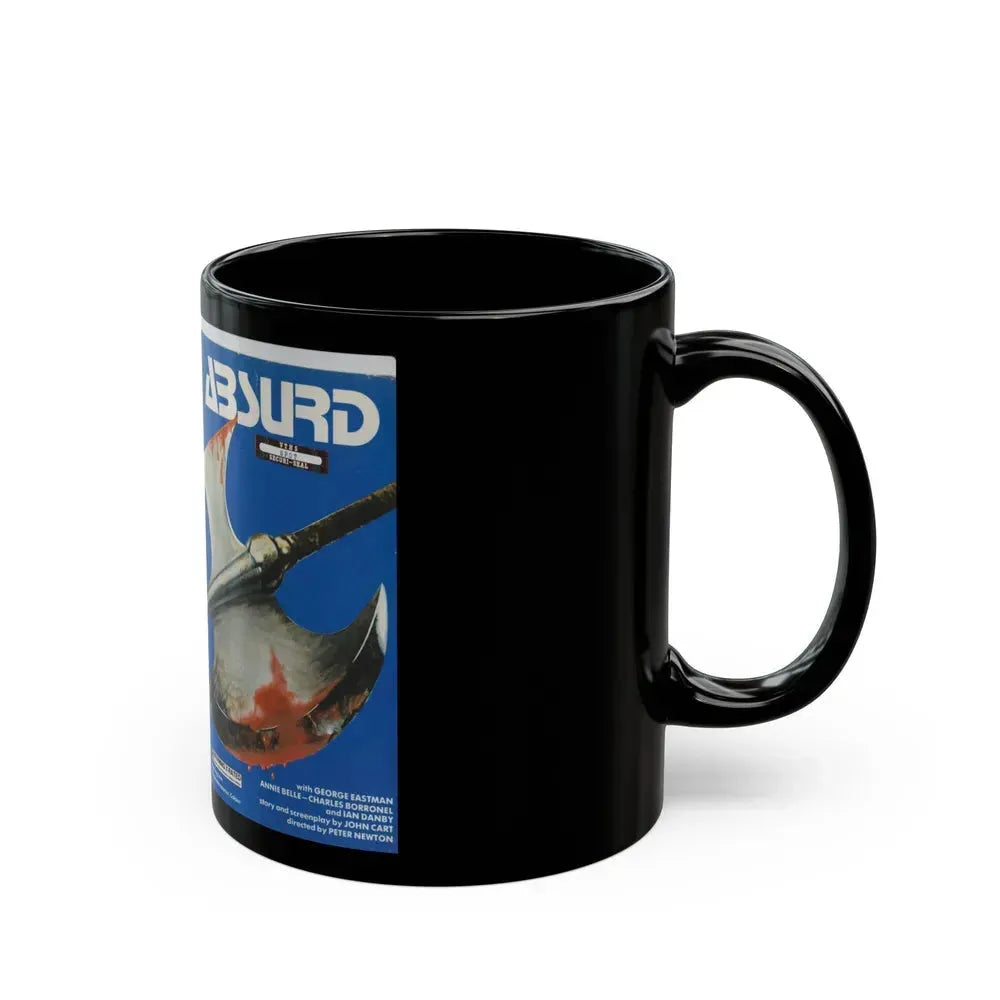 ABSURD MEDUSA HOME VIDEO (VHS COVER) - Black Coffee Mug - Go Mug Yourself