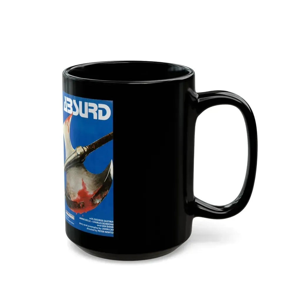 ABSURD VERSION 2 (VHS COVER) - Black Coffee Mug - Go Mug Yourself