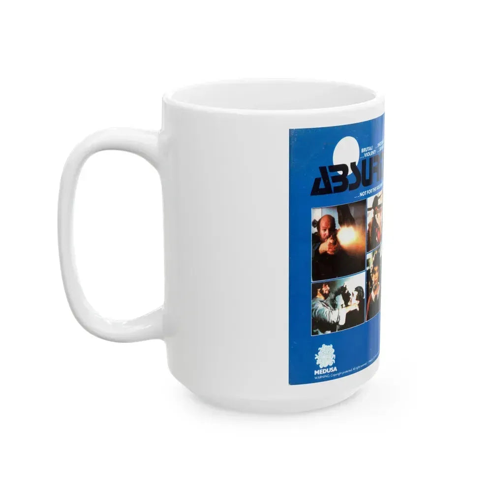 ABSURD VERSION 2 (VHS COVER) - White Coffee Mug - Go Mug Yourself