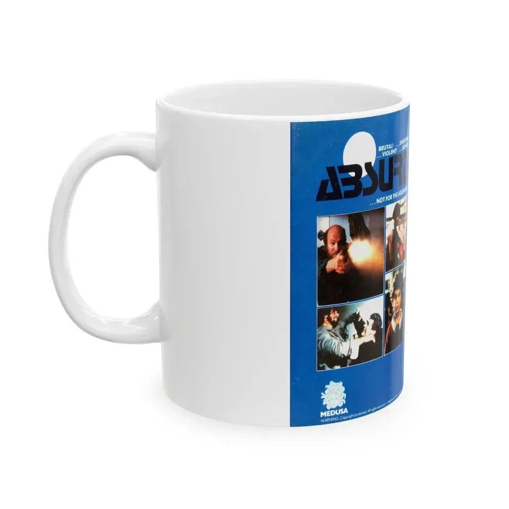 ABSURD (VHS COVER) - White Coffee Mug - Go Mug Yourself