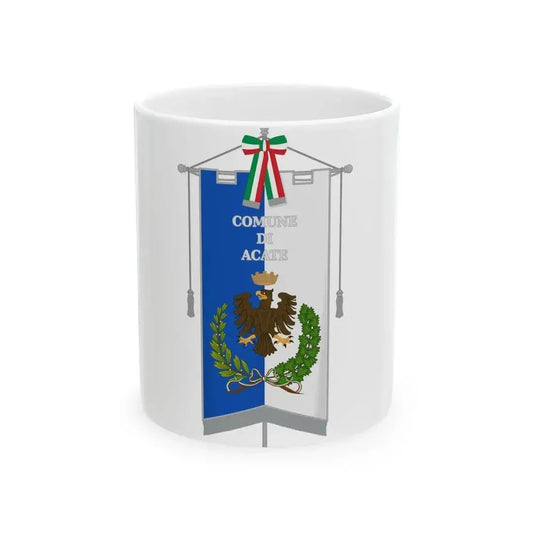 Acate-Gonfalone (Italy) White Coffee Mug 11oz - Go Mug Yourself