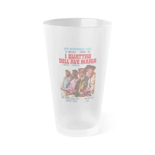 ACE HIGH 1968 Movie Poster - Frosted Pint Glass 16oz 16oz Frosted - Go Mug Yourself