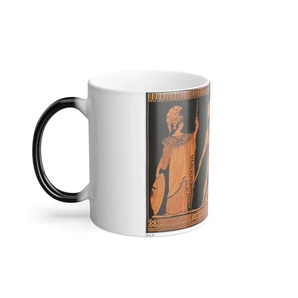 Achilles and Penthesella on the Plain of Troy, - Color Changing Mug 11oz - Go Mug Yourself
