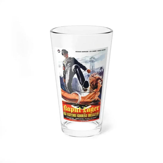 ACHTUNG! DESERT TIGERS 1977 Movie Poster - Pint Glass 16oz 16oz - Go Mug Yourself