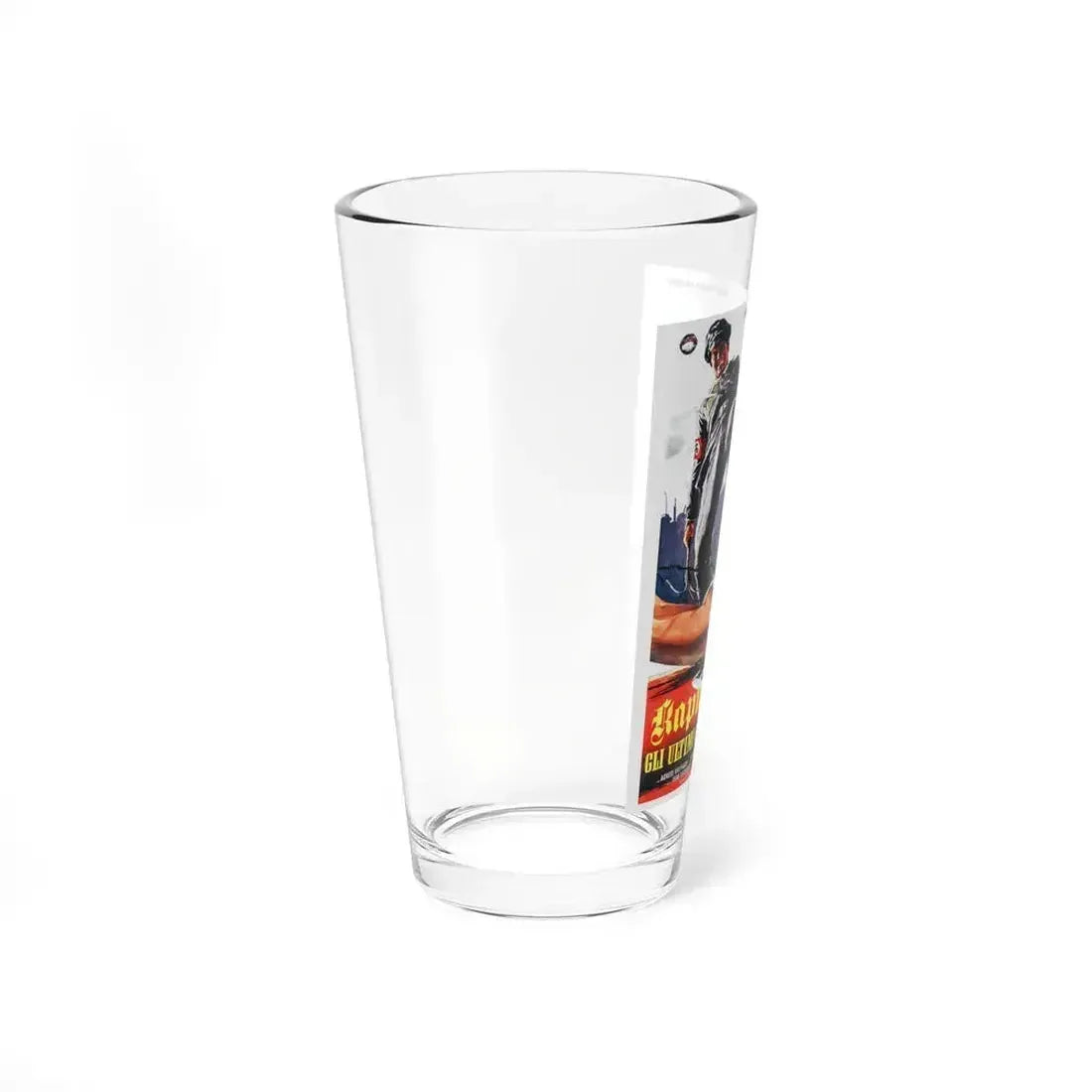 ACHTUNG! DESERT TIGERS 1977 Movie Poster - Pint Glass 16oz - Go Mug Yourself