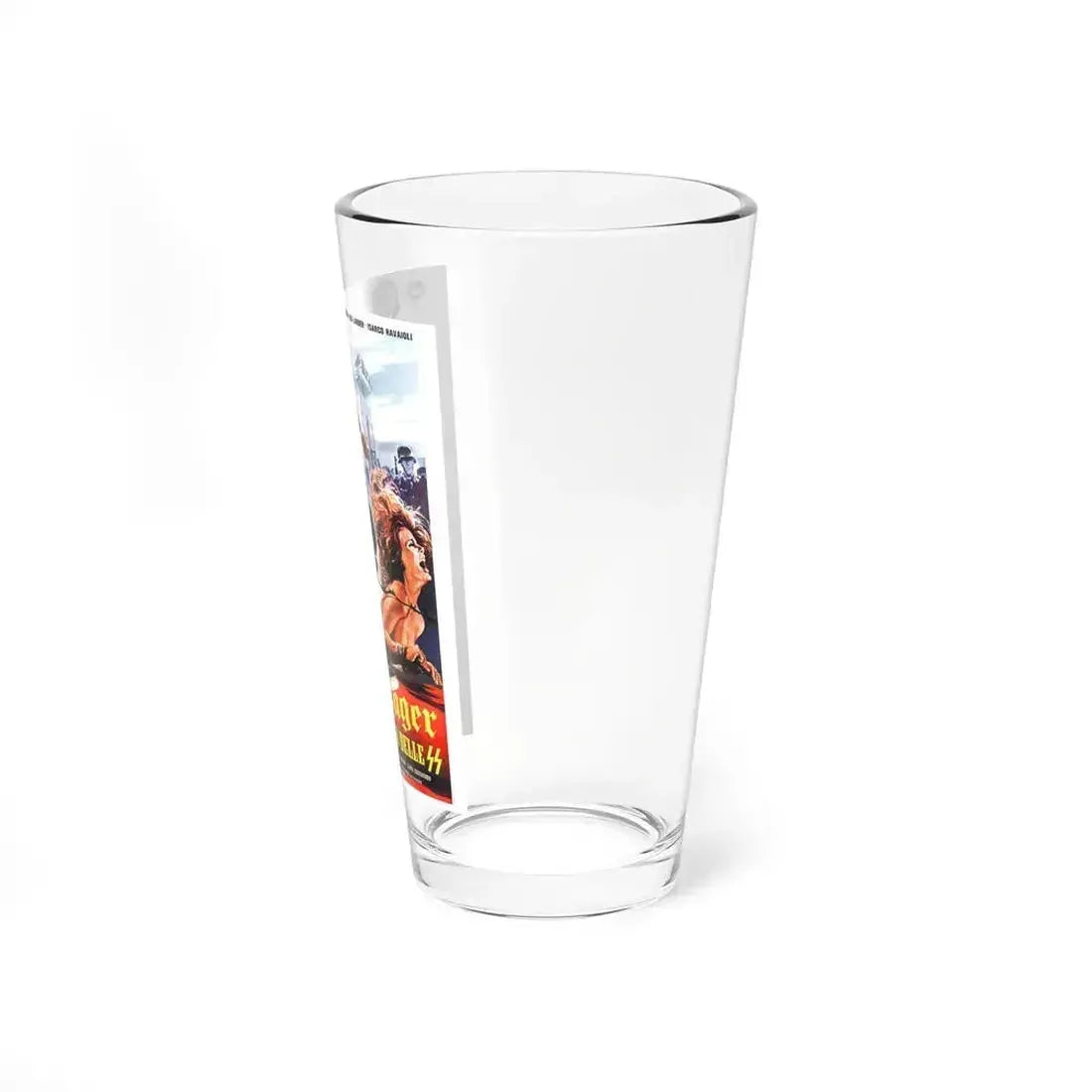 ACHTUNG! DESERT TIGERS 1977 Movie Poster - Pint Glass 16oz - Go Mug Yourself