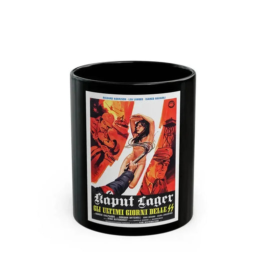 ACHTUNG! DESERT TIGERS (ITALIAN) 2 1977 Movie Poster - Black Coffee Mug 11oz - Go Mug Yourself