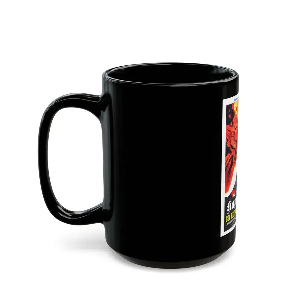 ACHTUNG! DESERT TIGERS (ITALIAN) 2 1977 Movie Poster - Black Coffee Mug - Go Mug Yourself