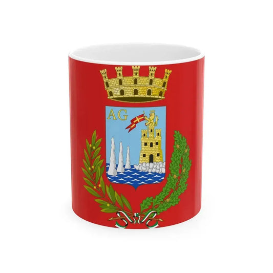 Acireale-Bandiera (Italy) White Coffee Mug 11oz - Go Mug Yourself