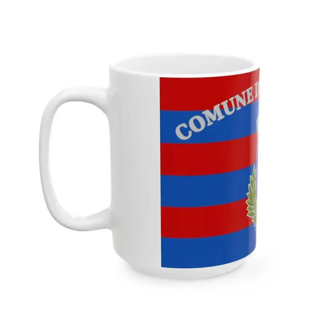 Acqualagna-Bandiera (Italy) White Coffee Mug - Go Mug Yourself