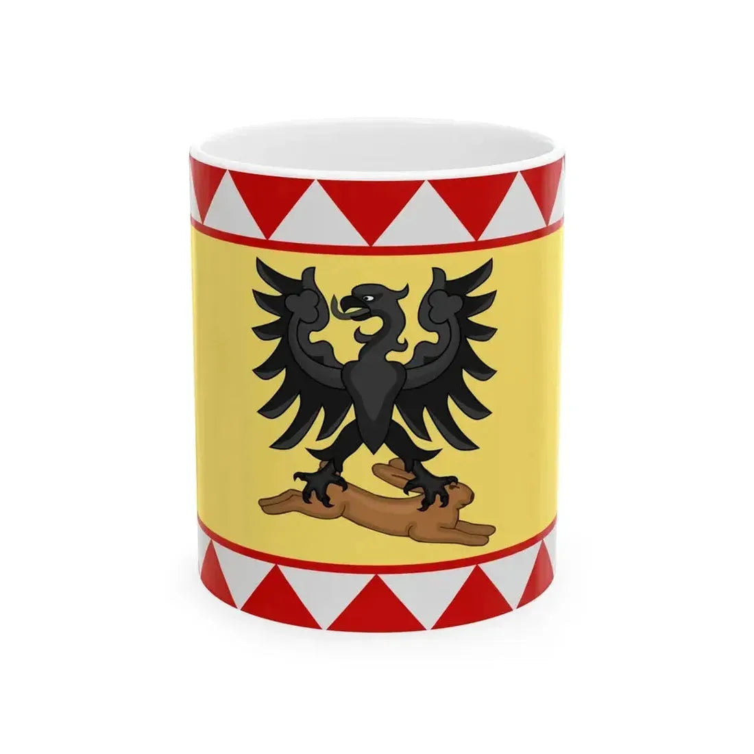 Acqui Terme-Bandiera (Italy) White Coffee Mug 11oz - Go Mug Yourself