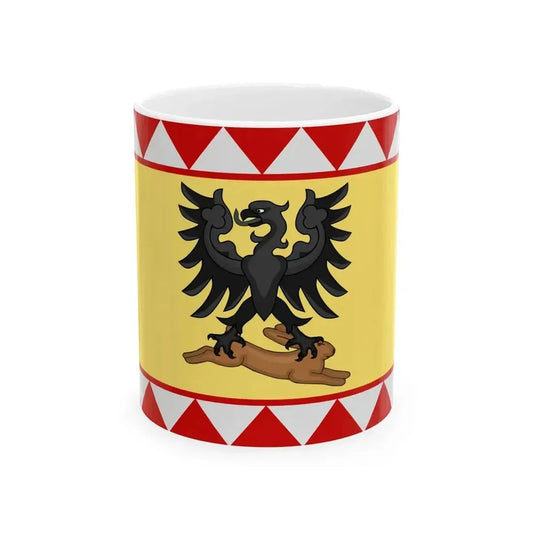 Acqui Terme-Bandiera (Italy) White Coffee Mug 11oz - Go Mug Yourself