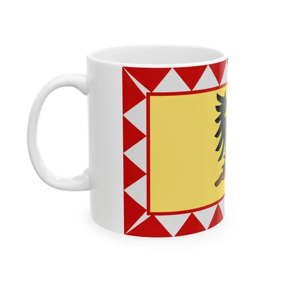 Acqui Terme-Bandiera (Italy) White Coffee Mug - Go Mug Yourself