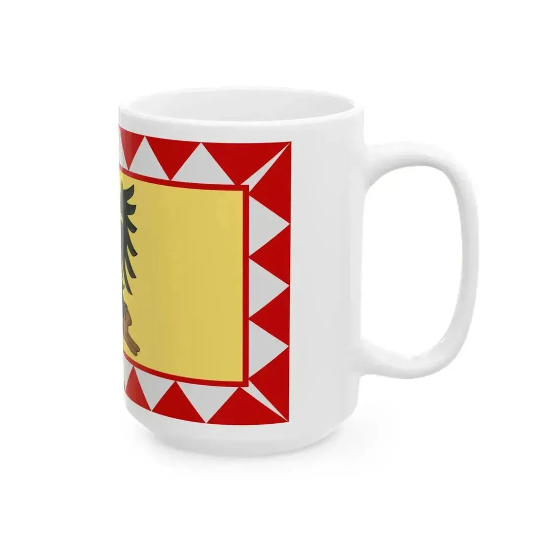 Acqui Terme-Bandiera (Italy) White Coffee Mug - Go Mug Yourself
