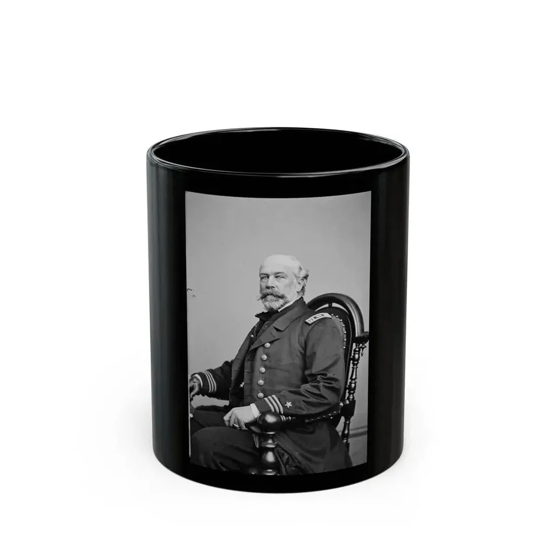 Act. Lt. Comm. Edward Conroy, Usn (U.S. Civil War) Black Coffee Mug 11oz - Go Mug Yourself