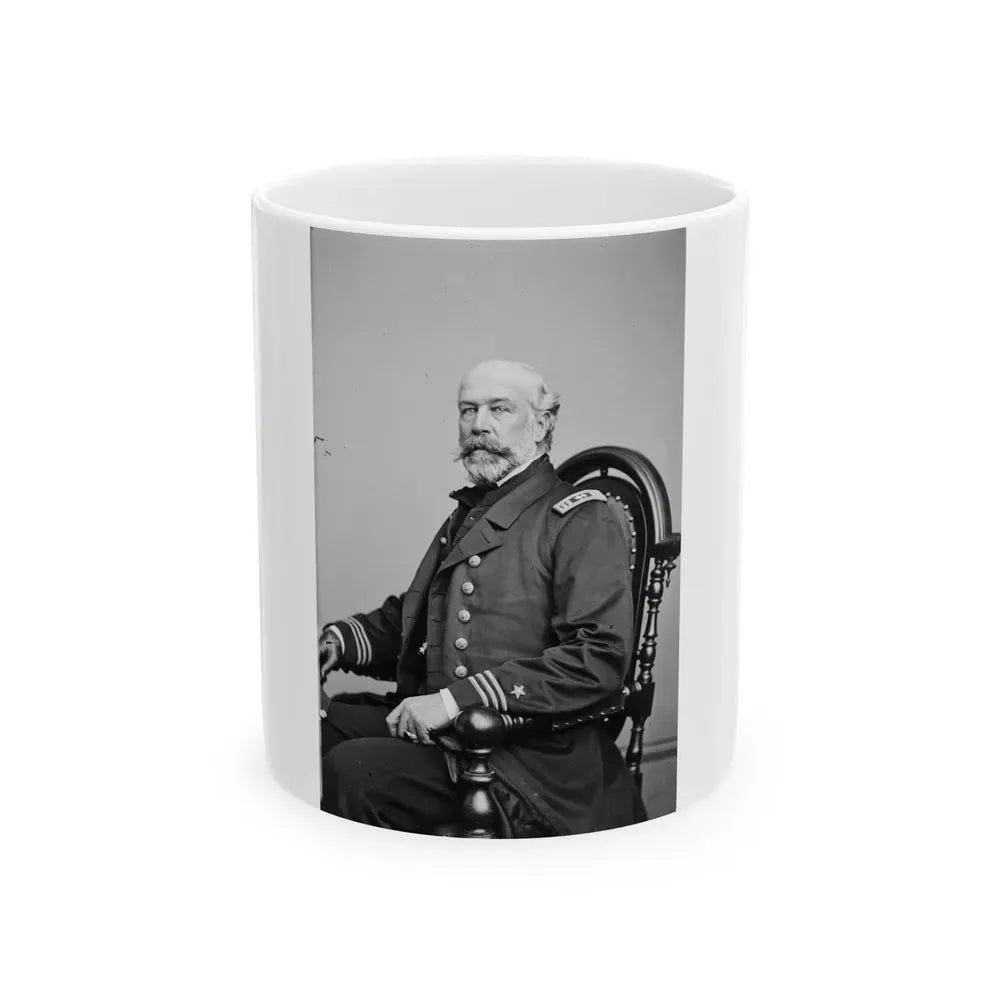 Act. Lt. Comm. Edward Conroy, Usn (U.S. Civil War) White Coffee Mug 11oz - Go Mug Yourself