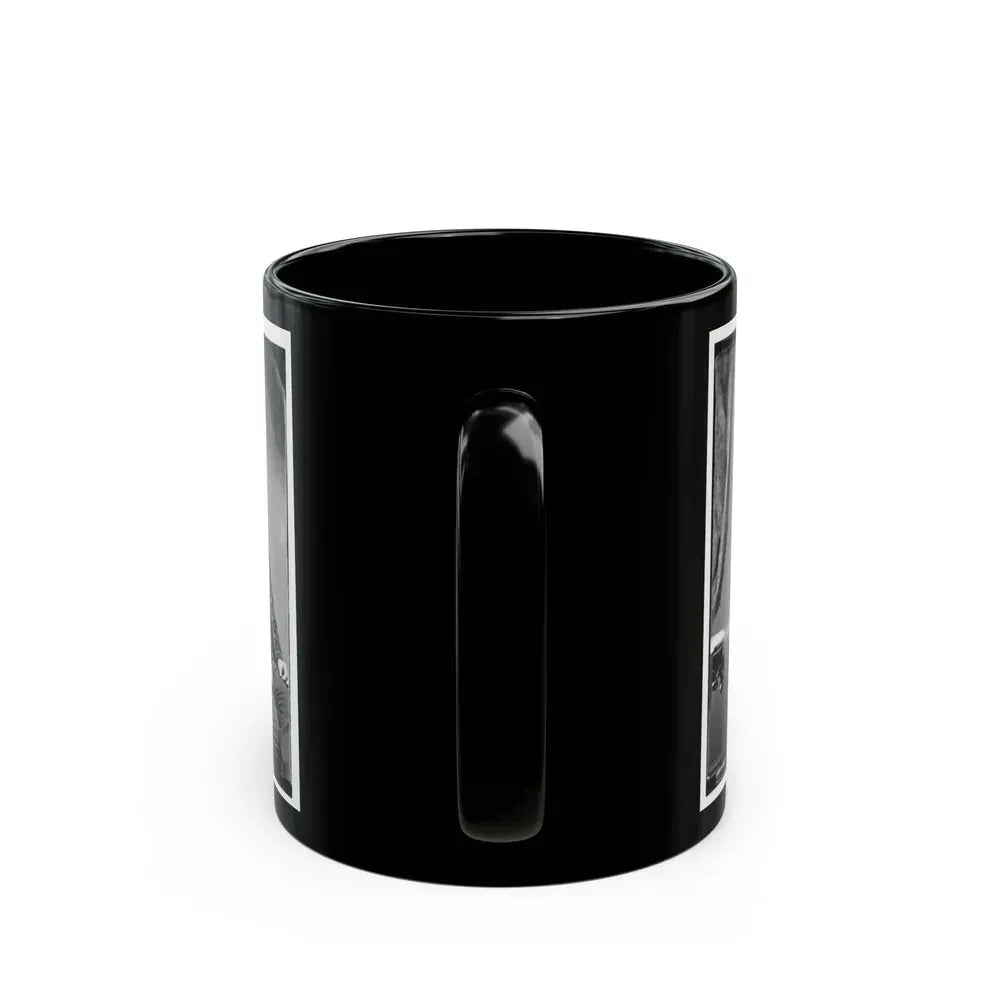 Acting Ensign J.F. Hughes, U.S.N. (U.S. Civil War) Black Coffee Mug - Go Mug Yourself