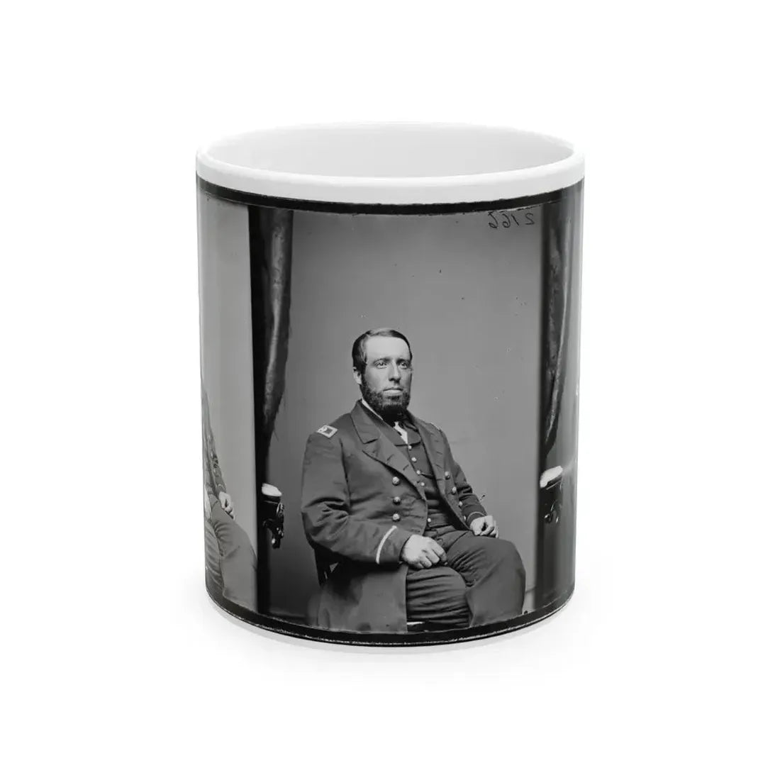 Acting Ensign J.F. Hughes, U.S.N. (U.S. Civil War) White Coffee Mug 11oz - Go Mug Yourself